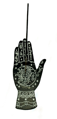 Palmistry Hand Incense Burner